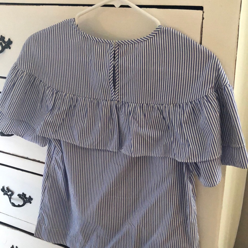 Jcrew Ruffle Top - Picture 2 of 3